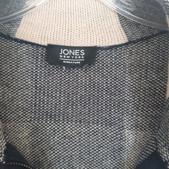 Jones New York Signature Poncho Cape Women’s Medium Blue Carmel - Picture 10 of 10